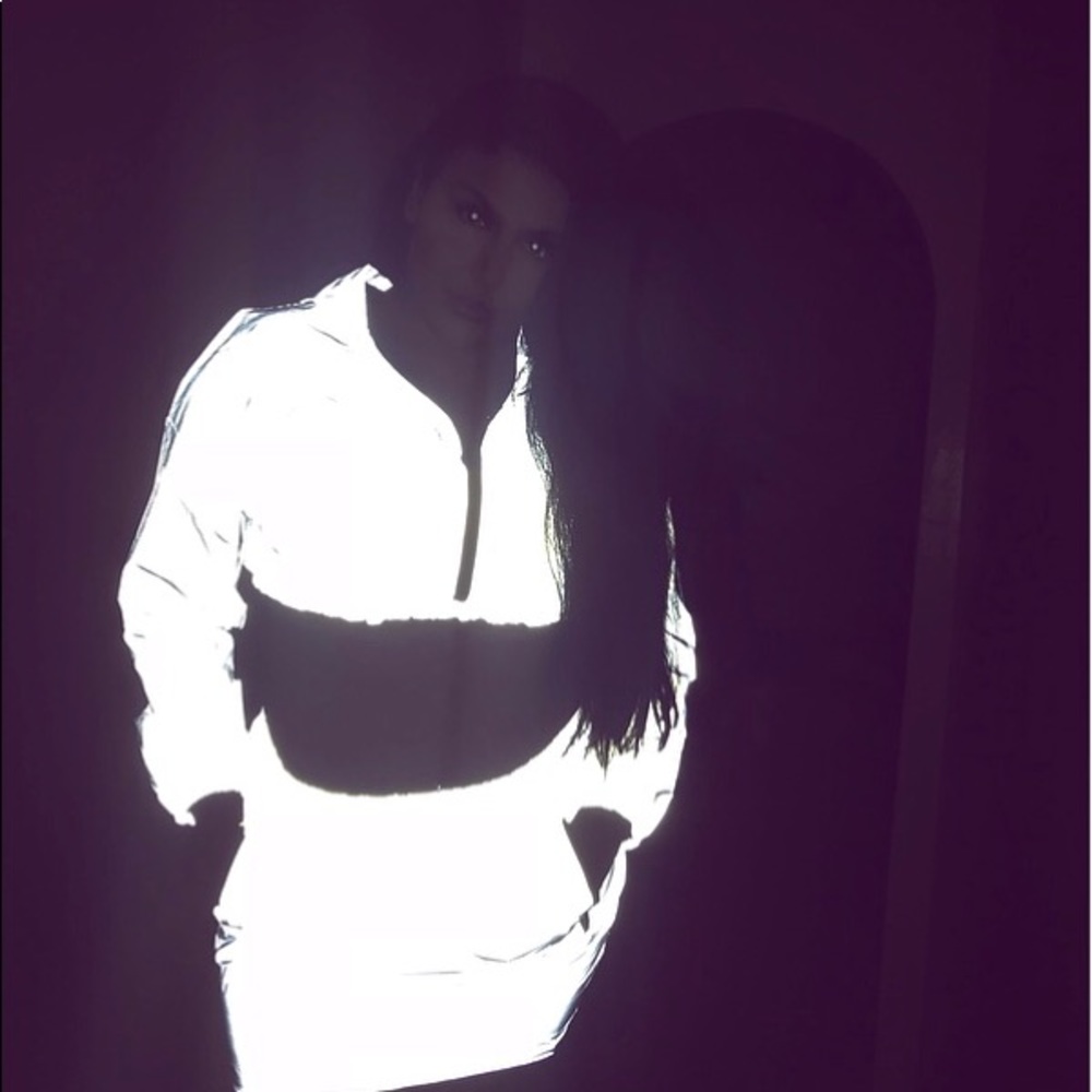 Cute reflective top/skirt set